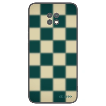 Picasee silikonowe czarne etui na Xiaomi Redmi Note 9T - Shadow Chess