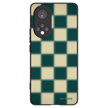 Picasee silikonowe czarne etui na Honor 50 5G - Shadow Chess