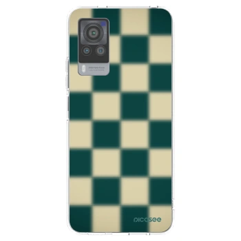 Picasee silikonowe przeźroczyste etui na Vivo X60 Pro 5G - Shadow Chess