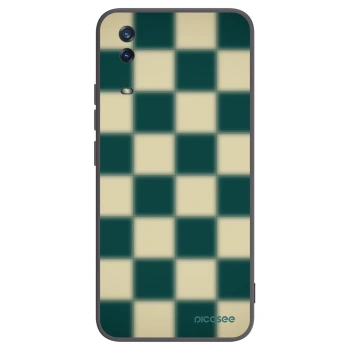 Picasee silikonowe czarne etui na Vivo Y11s - Shadow Chess