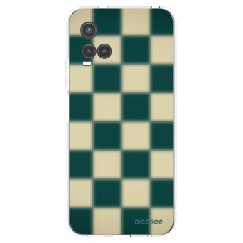 Picasee silikonowe przeźroczyste etui na Vivo Y33s - Shadow Chess