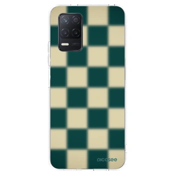 Picasee silikonowe przeźroczyste etui na Realme 8 5G - Shadow Chess