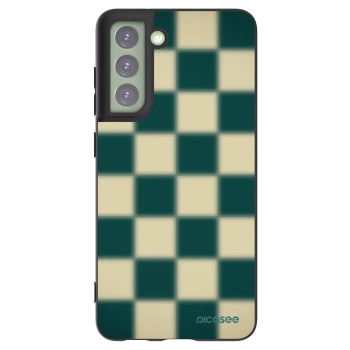 Picasee silikonowe czarne etui na Samsung Galaxy S21 FE 5G - Shadow Chess
