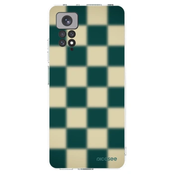Picasee silikonowe przeźroczyste etui na Xiaomi Redmi Note 11 - Shadow Chess
