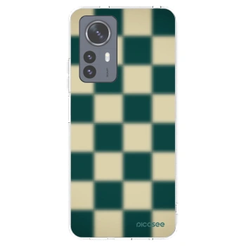 Picasee silikonowe przeźroczyste etui na Xiaomi 12 Pro - Shadow Chess