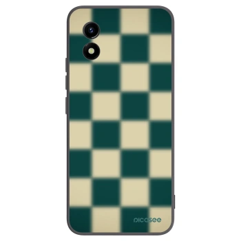 Picasee silikonowe czarne etui na Vivo Y01 - Shadow Chess
