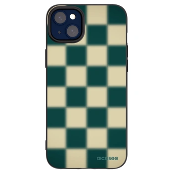 Picasee silikonowe czarne etui na Apple iPhone 14 Plus - Shadow Chess