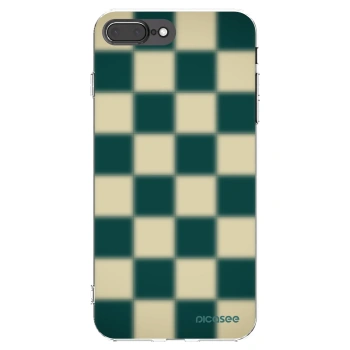 Picasee silikonowe przeźroczyste etui na Apple iPhone 8 Plus - Shadow Chess