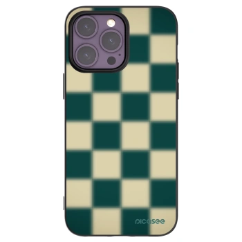 Picasee silikonowe czarne etui na Apple iPhone 14 Pro Max - Shadow Chess