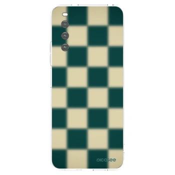 Picasee silikonowe przeźroczyste etui na Sony Xperia 10 IV 5G - Shadow Chess