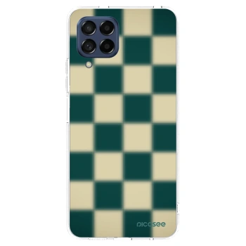 Picasee silikonowe przeźroczyste etui na Samsung Galaxy M53 5G - Shadow Chess