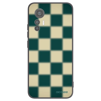 Picasee silikonowe czarne etui na Xiaomi 12 Lite - Shadow Chess
