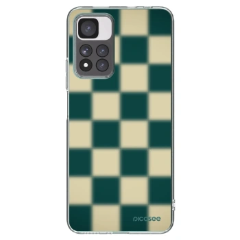 Picasee silikonowe przeźroczyste etui na Xiaomi Redmi Note 11 Pro+ 5G - Shadow Chess