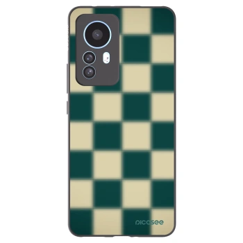 Picasee silikonowe czarne etui na Xiaomi 12T Pro - Shadow Chess