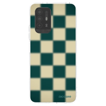 Picasee silikonowe przeźroczyste etui na OPPO A94 5G - Shadow Chess