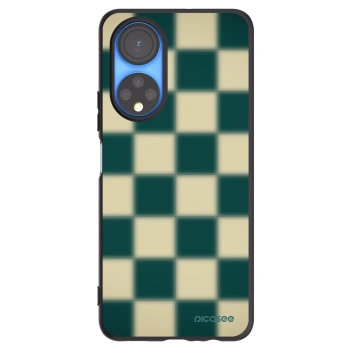 Picasee silikonowe czarne etui na Honor X7 - Shadow Chess