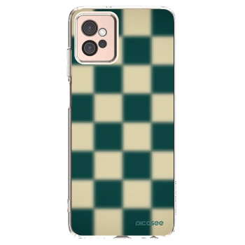 Picasee silikonowe przeźroczyste etui na Motorola Moto G32 - Shadow Chess