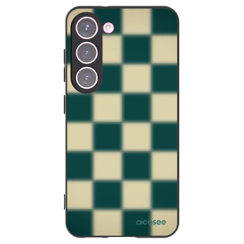 Picasee silikonowe czarne etui na Samsung Galaxy S23 5G - Shadow Chess