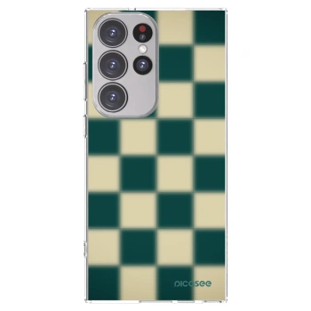 Picasee silikonowe przeźroczyste etui na Samsung Galaxy S23 Ultra 5G - Shadow Chess
