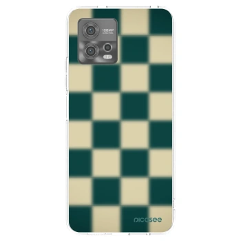 Picasee silikonowe przeźroczyste etui na Motorola Moto G72 - Shadow Chess