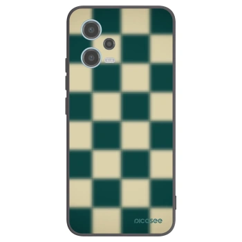 Picasee silikonowe czarne etui na Xiaomi Redmi Note 12 5G - Shadow Chess