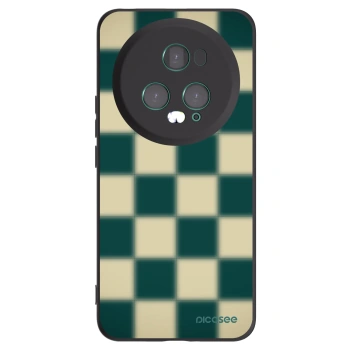 Picasee silikonowe czarne etui na Honor Magic5 Pro - Shadow Chess