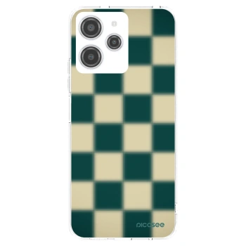 Picasee silikonowe przeźroczyste etui na Xiaomi Redmi 12 4G - Shadow Chess