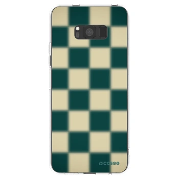 Picasee silikonowe przeźroczyste etui na Samsung Galaxy S8 G950F - Shadow Chess