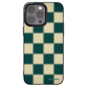 Picasee silikonowe czarne etui na Apple iPhone 15 Pro Max - Shadow Chess