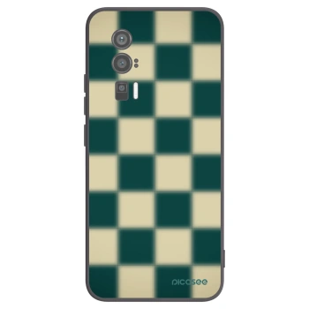 Picasee silikonowe czarne etui na Xiaomi Poco F5 Pro 5G - Shadow Chess