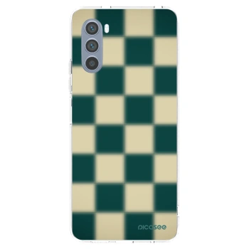 Picasee silikonowe przeźroczyste etui na Motorola Moto G62 - Shadow Chess