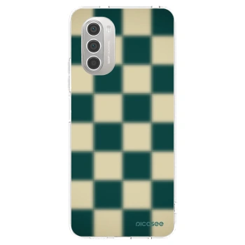 Picasee silikonowe przeźroczyste etui na Motorola Moto G51 - Shadow Chess