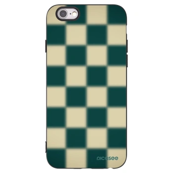 Picasee silikonowe czarne etui na Apple iPhone 6/6S - Shadow Chess