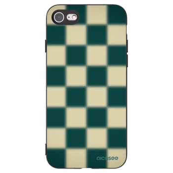 Picasee silikonowe czarne etui na Apple iPhone 7 - Shadow Chess