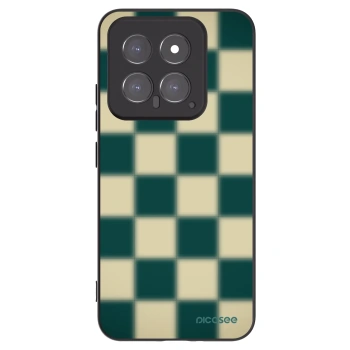 Picasee silikonowe czarne etui na Xiaomi 14 - Shadow Chess