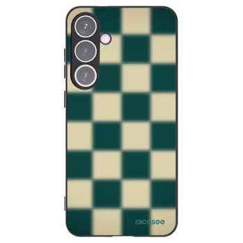 Picasee silikonowe czarne etui na Samsung Galaxy S24+ S926B 5G - Shadow Chess