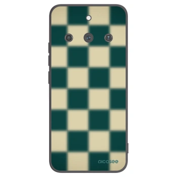 Picasee silikonowe czarne etui na Realme 11 Pro+ - Shadow Chess