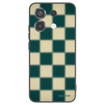 Picasee silikonowe czarne etui na Xiaomi Poco X6 - Shadow Chess