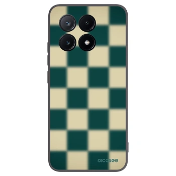 Picasee silikonowe czarne etui na Xiaomi Poco X6 Pro - Shadow Chess
