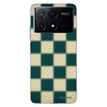Picasee silikonowe przeźroczyste etui na Xiaomi Poco X6 Pro - Shadow Chess