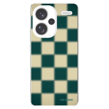 Picasee silikonowe przeźroczyste etui na Xiaomi Redmi Note 13 Pro+ 5G - Shadow Chess