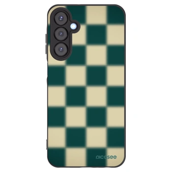 Picasee silikonowe czarne etui na Samsung Galaxy A25 A256B 5G - Shadow Chess