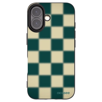 Picasee silikonowe czarne etui na Apple iPhone 16 - Shadow Chess