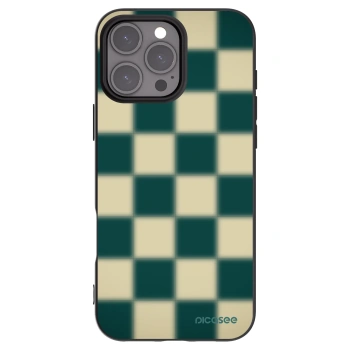Picasee silikonowe czarne etui na Apple iPhone 16 Pro Max - Shadow Chess
