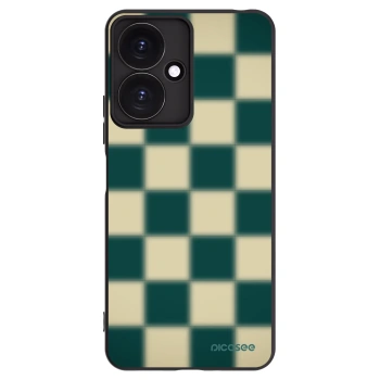 Picasee silikonowe czarne etui na Xiaomi Redmi 13C 5G - Shadow Chess