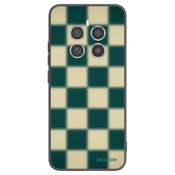 Picasee silikonowe czarne etui na Realme 12 Pro 5G - Shadow Chess