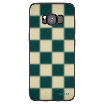 Picasee silikonowe czarne etui na Samsung Galaxy S8 G950F - Shadow Chess