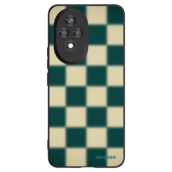 Picasee silikonowe czarne etui na Honor 200 5G - Shadow Chess