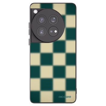 Picasee silikonowe czarne etui na OnePlus 12 5G - Shadow Chess