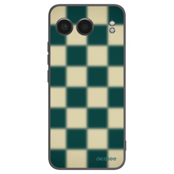 Picasee silikonowe czarne etui na OnePlus Nord 4 - Shadow Chess